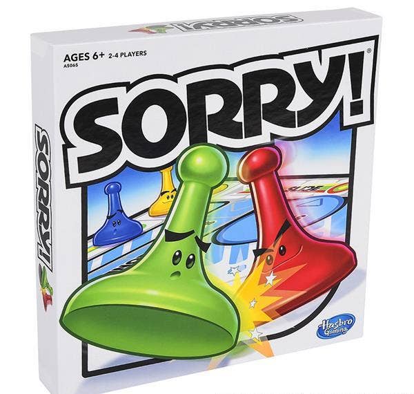 HASBRO SORRY BOARD GAME