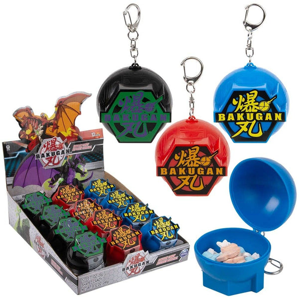 Bakugan Candy Filled Keychain 12ct- LLB Candy