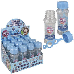 Bubblelick Sour Blue Raspberry Bubbles 12ct LLB kids toys