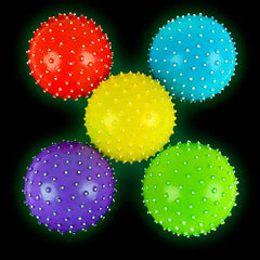 Glow In Dark Knobby Ball 5in A - LLB Toys