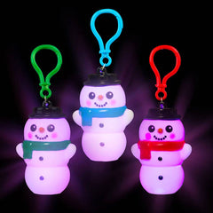 3" Light-Up Snowman Assorted Clip On -LLB Toys Christmas