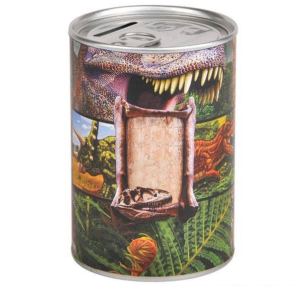 TIN CAN BANK DINO LLB kids toys