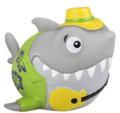 6" RUBBER SHARK WITH SOUND MIX LLB kids toys