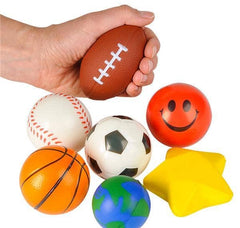 STRESS BALL TOY ASSORTMENT (25PCS/PACK) LLB kids toys