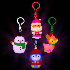 2.5" Light-Up Christmas Clip Ons- LLB Toys