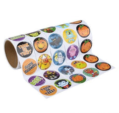 HALLOWEEN ROLL STICKER ASST 500PCS/UNIT LLB Sticker