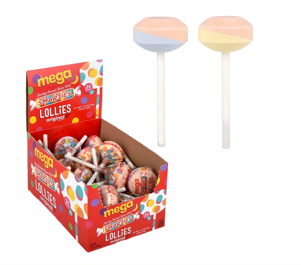 Smarties Mega Lollies- LLB Candy