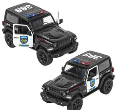 5" DIE-CAST 2018 JEEP WRANGLER POLICE LLB Car Toys