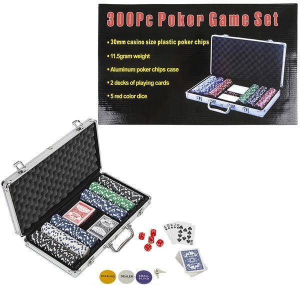 POKER SET IN ALUMINIUM CASE LLB kids toys