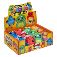 2.75" Sugar Squeeze Plush Dinosaur Assortment 12ct