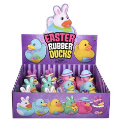 Easter Rubber Duckies 3.5" LLB Bath Toys