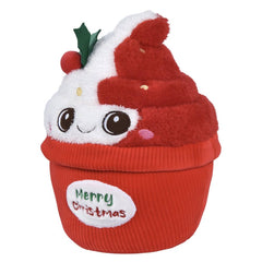 9" Christmas Cupcake Plush