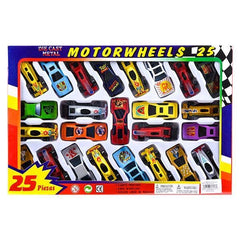 25PC 2.75" DIE-CAST CAR SET LLB Car Toys