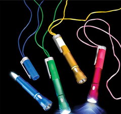 LIGHT-UP PEN W/NECKLACE LLB Light-up Toys