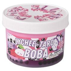 Premium Lychee Taro Boba Butter Slime 8oz - LLB Toys