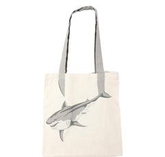 16" SHARK TAIL ECO-FRIENDLY CANVAS BAG LLB kids toys