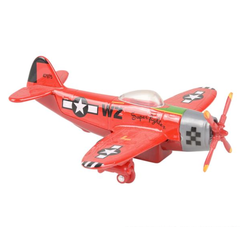 5" DIE-CAST PULL BACK VINTAGE PLANE LLB Car Toys