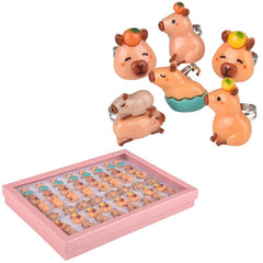 Capybara Plastic Rings 1"