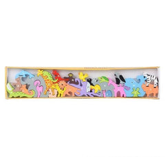 23.25" x 5" 26PC ALPHABET ANIMAL PUZZLE LLB Puzzle