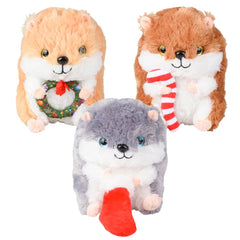 7"CHRISTMAS HAMSTER LLB Plush Toys