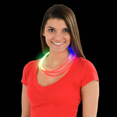 22" TRI-COLOR GLOW NECKLACE LLB kids toys