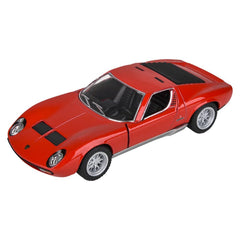 5" Diecast Pull Back 1971 Lamborghini Miura P400 Sv