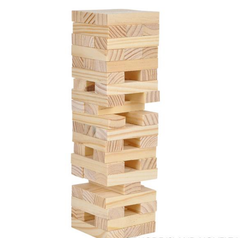 6" WOODEN TOWER GAME LLB Kids Toys