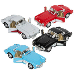 5" DIE-CAST 1957 CHEVROLET CORVETTE LLB Car Toys