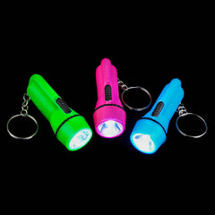 2" PLASTIC FLASHLIGHT KEYCHAIN LLB Keychain