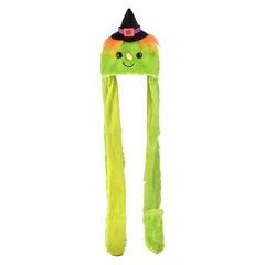 Light-Up Plush Witch Hat Scarf