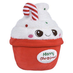 9" Christmas Cupcake Plush