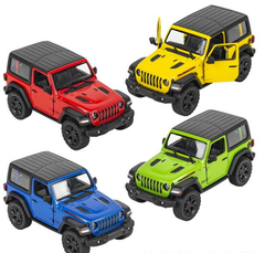 5" DIE-CAST 2018 JEEP WRANGLER HARD TOP LLB Car Toys