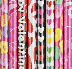 7.5" VALENTINE'S DAY PENCIL ASSORTMENT LLB Stationary