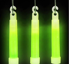 6" GREEN GLOW STICK LLB Light-up Toys