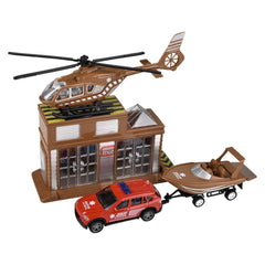 Safari Die Cast Rescue Center