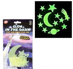 GLOW IN DARK STAR AND MOON STICK ONS LLB kids toys