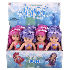 9" Bath Time Mermaid Doll