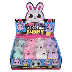 Squish And Stretch Easter Ice Cream Bunny 5"