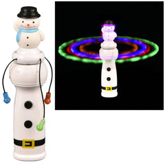 7.5" Light-Up Snowman Spinning Orbit Wand LLB Light-up Toys