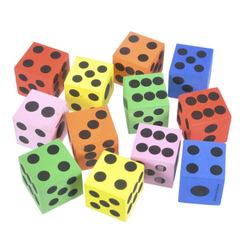 1.5" FOAM DICE LLB kids toys