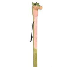 48" WOODEN ALLIGATOR WALKING STICK LLB kids toys