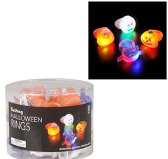 1.5" HALLOWEEN LIGHT-UP RINGS (24PC/UN) LLB Light-up Toys