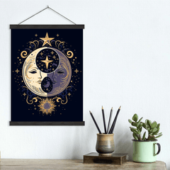 Yin Yang Spiritual Canvas Wall Art print