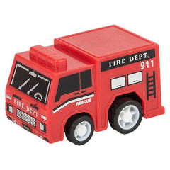 2" PULL BACK FIRE TRUCK (2DZ/UNIT) LLB Car Toys