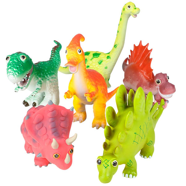 DINOSAUR BATH BUDDIES 6 ASSORTED LLB kids toys