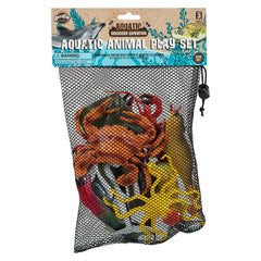 11PC MESH BAG AQUATIC ANIMAL ASSORTMENT LLB kids toys