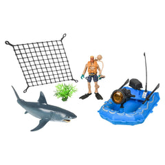 GREAT WHITE SHARK ADVENTURE SET LLB kids toys