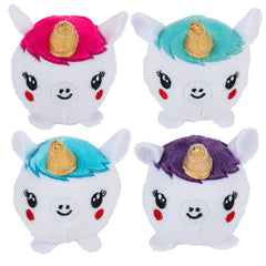 3" DELUXE SQUISH plush UNICORN LLB Plush Toys