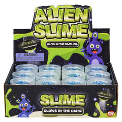 2.25" ALIEN GLOW IN DARK OIL SLIME LLB Slime & Putty