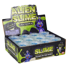 2.25" ALIEN GLOW IN DARK OIL SLIME LLB Slime & Putty